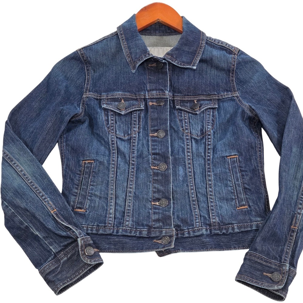 Old Navy Petite‎ Denim Jacket Blue Jean Jacket Women's Size S Small